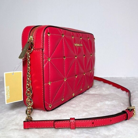 Michael Kors Pink Jet Set Small Crossbody Bag NWT - Picture 6 of 9